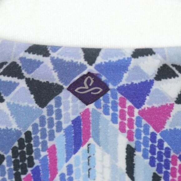 Prana Phoebe Women's Small Purple Multicolor Crisscross Strap Support Tank Top - Picture 6 of 8